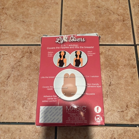 Magic Bodyfashion Lift Covers Nude S/M New - Picture 2 of 5